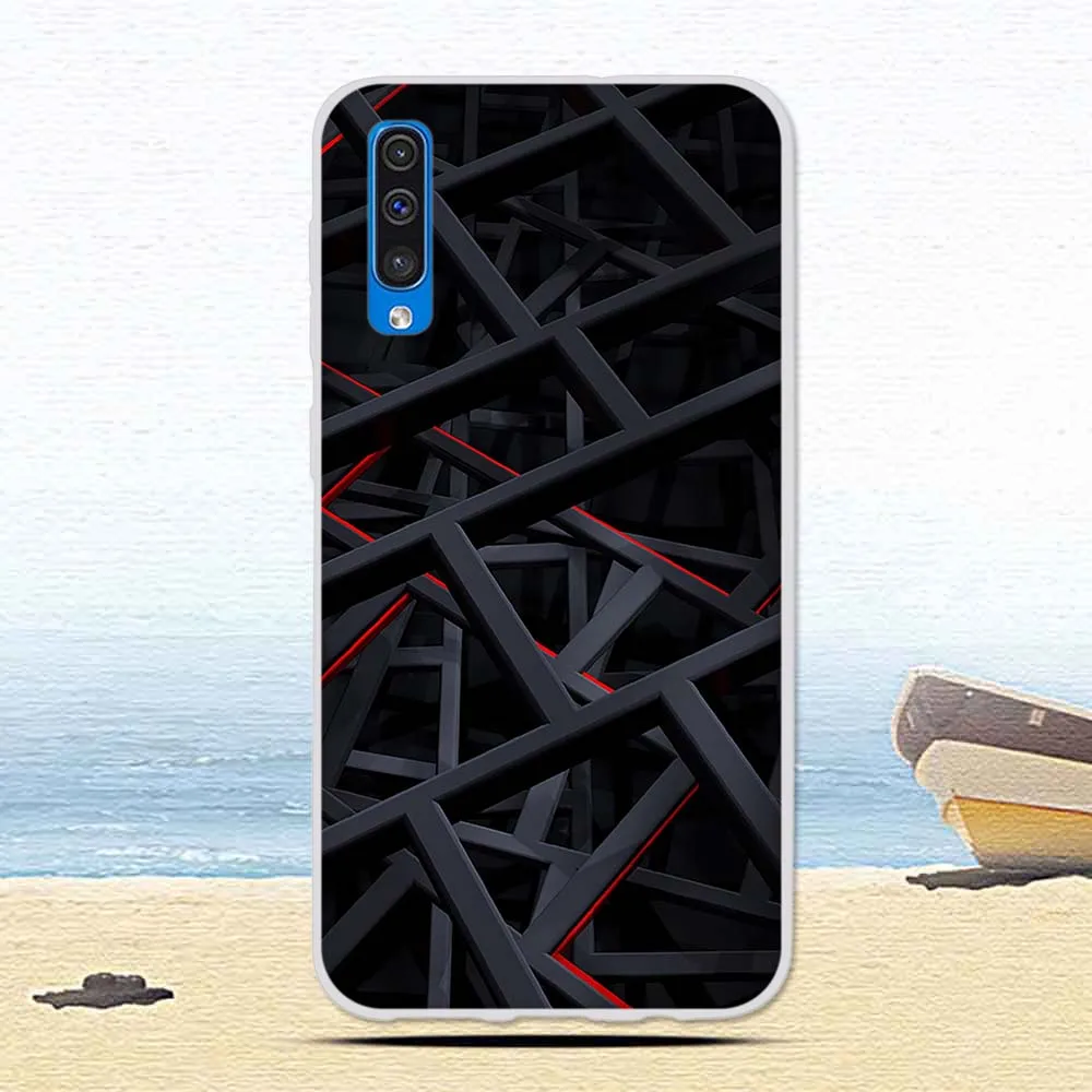 9 Роскошный чехол из термополиуретана и силикона для samsung Galaxy A50 A 50, Модный чехол для телефона с цветочным рисунком, Мягкий защитный чехол s Fundas - Color: 9