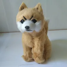 Модель Akita из полиэтилена и меха для собак 16x9x17 см|fur fur|toys toystoys toys