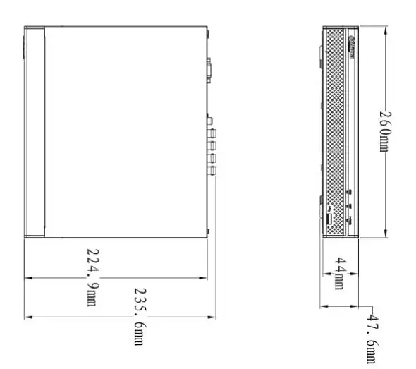 Dahua XVR5104HS-X 4CH& XVR5108HS-X 8CH& XVR5116HS-X 16CH максимальная поддержка 6MP ip-камера и 5mp hdcvi камера