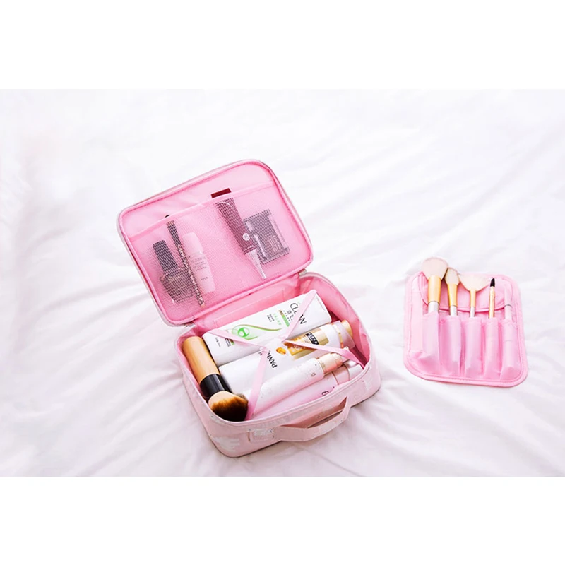 LDAJMW Для женщин и мужчин Водонепроницаемый Оксфорд Макияж сумка косметичка для