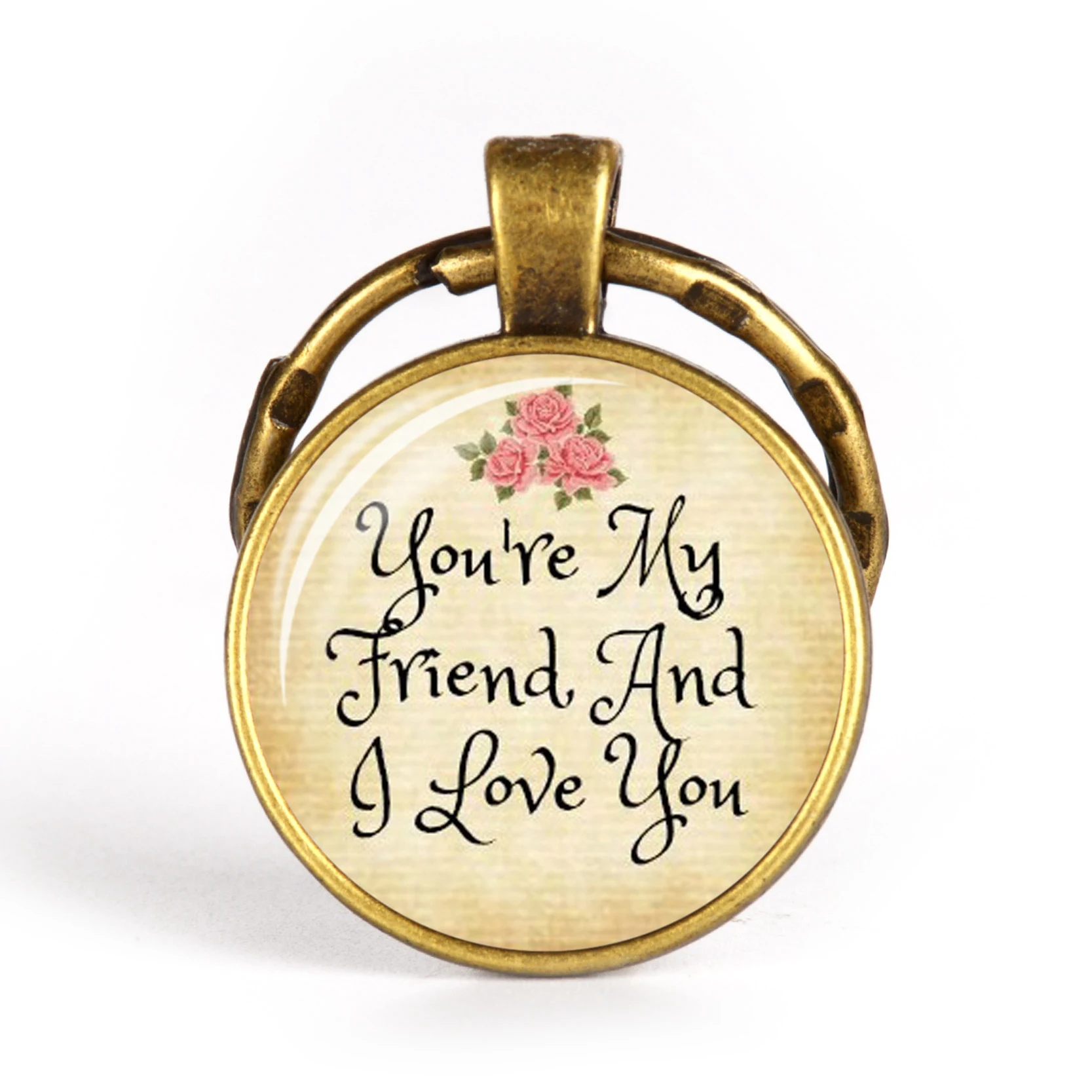 2019 брелки дружбы ювелирные изделия лучший друг тема кабошон с купольным стеклом