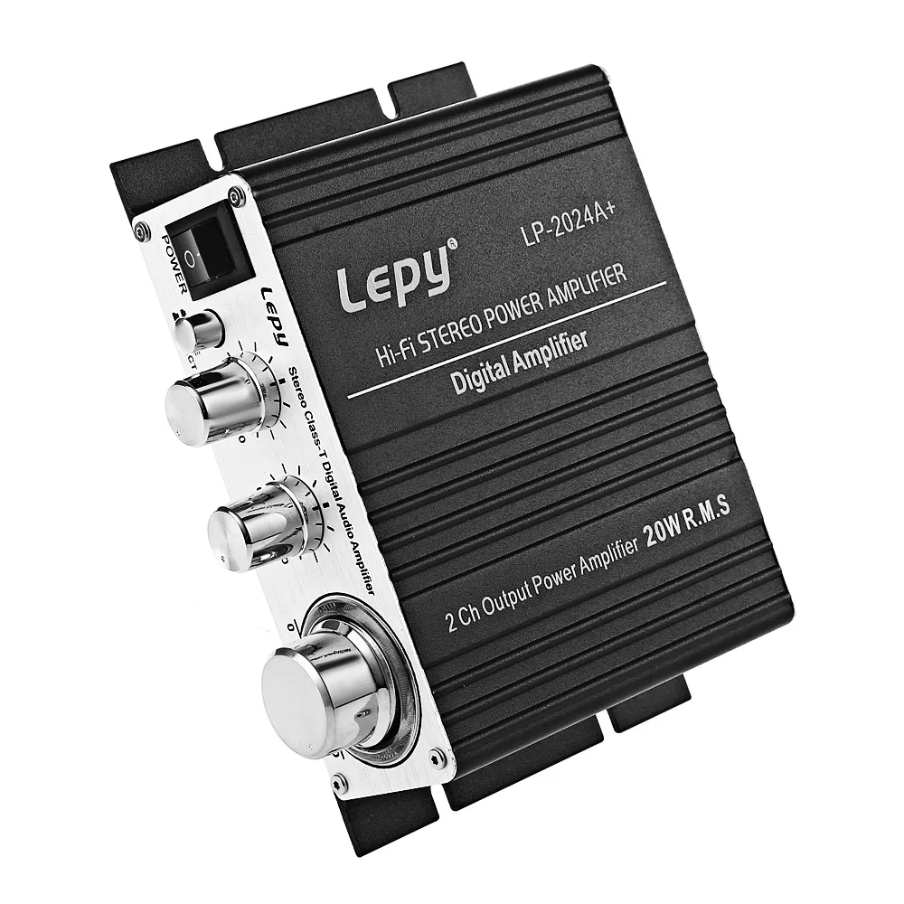 Оригинальный Lepy LP 2024A + 2CH 12 V 5A USB SD HiFi стерео класса T 2 х 20 Вт RCA цифровой аудио