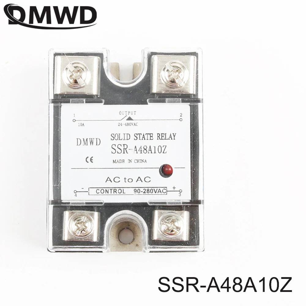 DMWD твердотельные реле SSR 10AA 10А 90 280 В переменного тока в 24 480 A48A10Z твердотельного