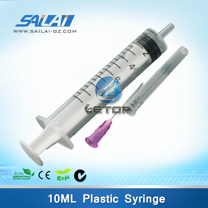 

High quality!!10ml plastic syringe for cleaning inkjet printhead