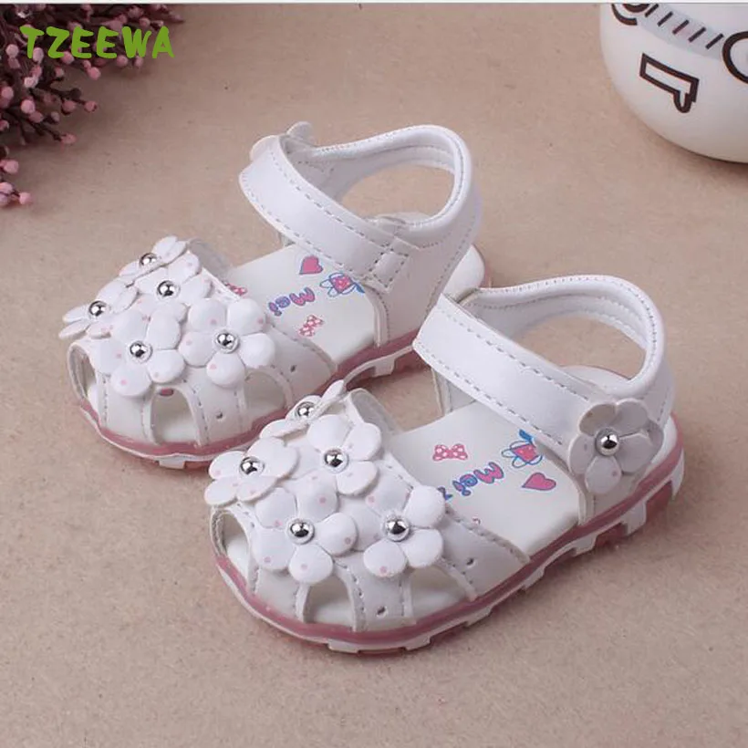 Детская обувь для девочек новинка 2021 сандалии на лето детские с цветами