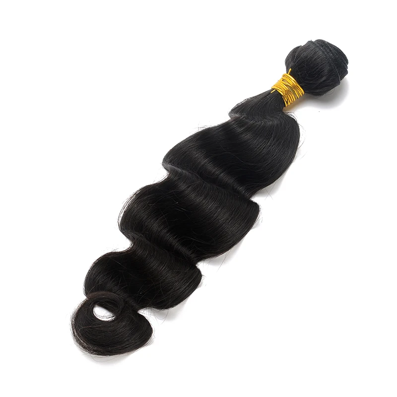 Тело волна бразильские пучки волос плетение 1 шт. человеческих Natural Цвет Связки