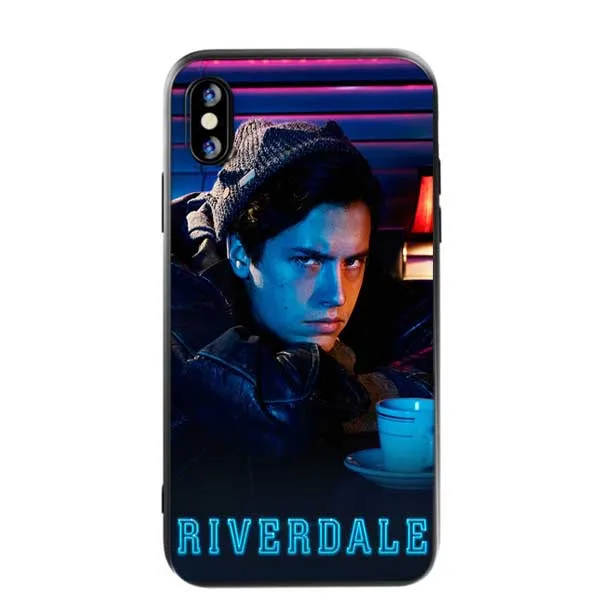 American TV Riverdale South Side Serpent Phone Case For iPhone X XS Max XR 5 5S SE 6 6SPlus 7 7Plus 8 8Plus | Мобильные телефоны и