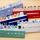 Милый японский стиль жизни, липкий блокнот, памятка, маркер для сообщений