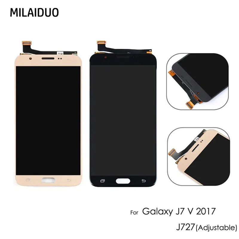ЖК дисплей для samsung Galaxy J7 V 2017 J727 сенсорный экран дигитайзер сборка запасные части