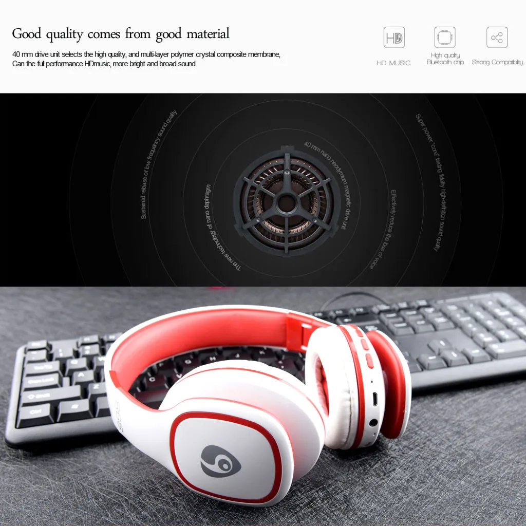 S98 Bluetooth наушники стерео Беспроводной гарнитура игр для PUPG/PS4 гарнитуры с
