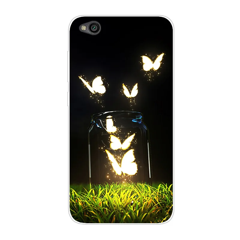Phone Case For Xiaomi Redmi GO Soft Silicone Cute Cat Back Cover |