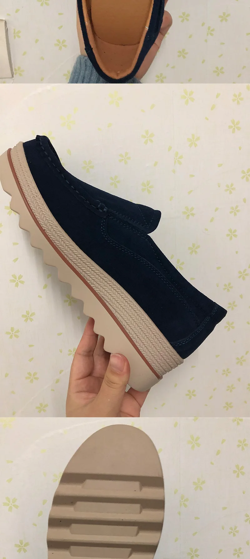 HQFZO/Pantshoes; обувь из натуральной кожи на каблуке 5 см; женские кроссовки на платформе; женская обувь; дышащая повседневная женская обувь на плоской подошве