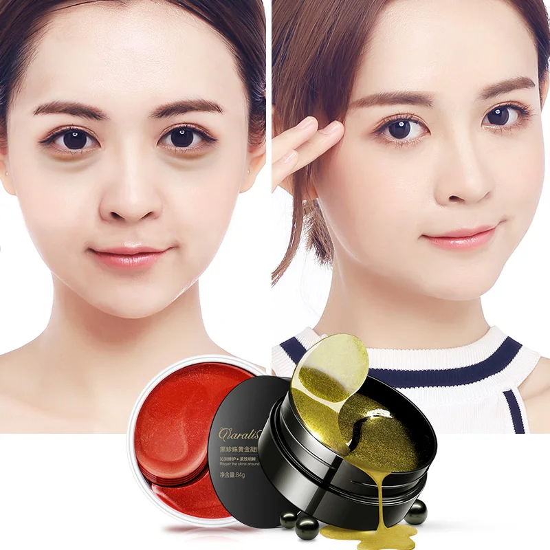 Daralis черный жемчуг Золотой Коллаген маска для глаз и красный экстракт женьшеня