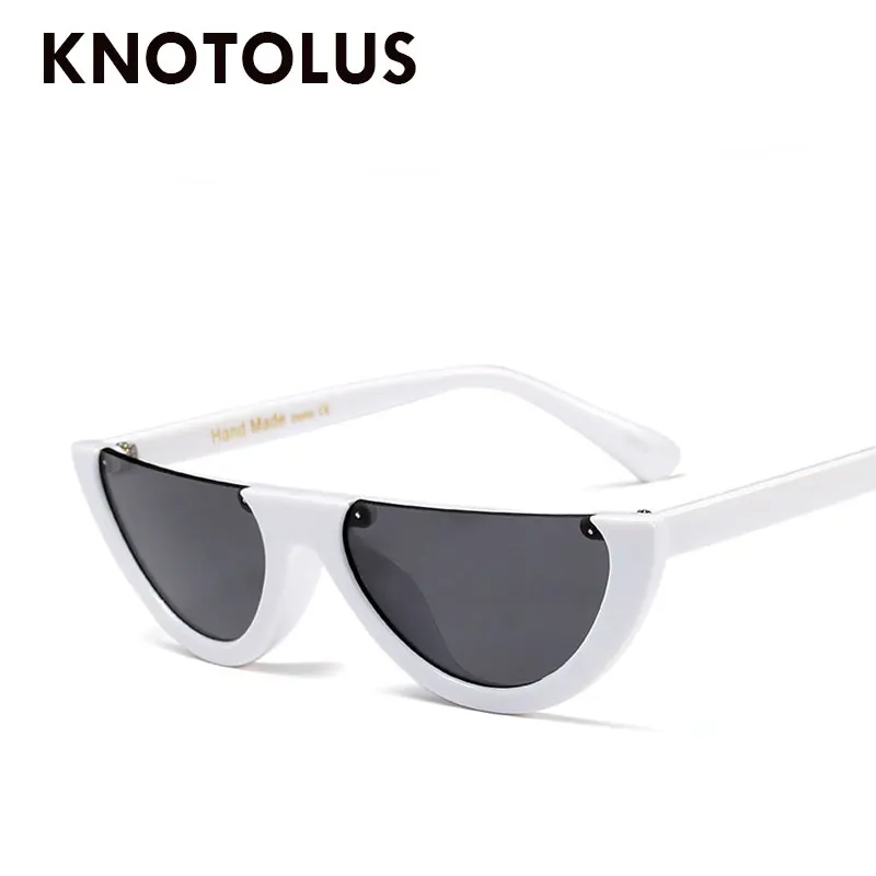Knotolus полукадра Cateye Солнцезащитные очки для Для женщин Полу оправы