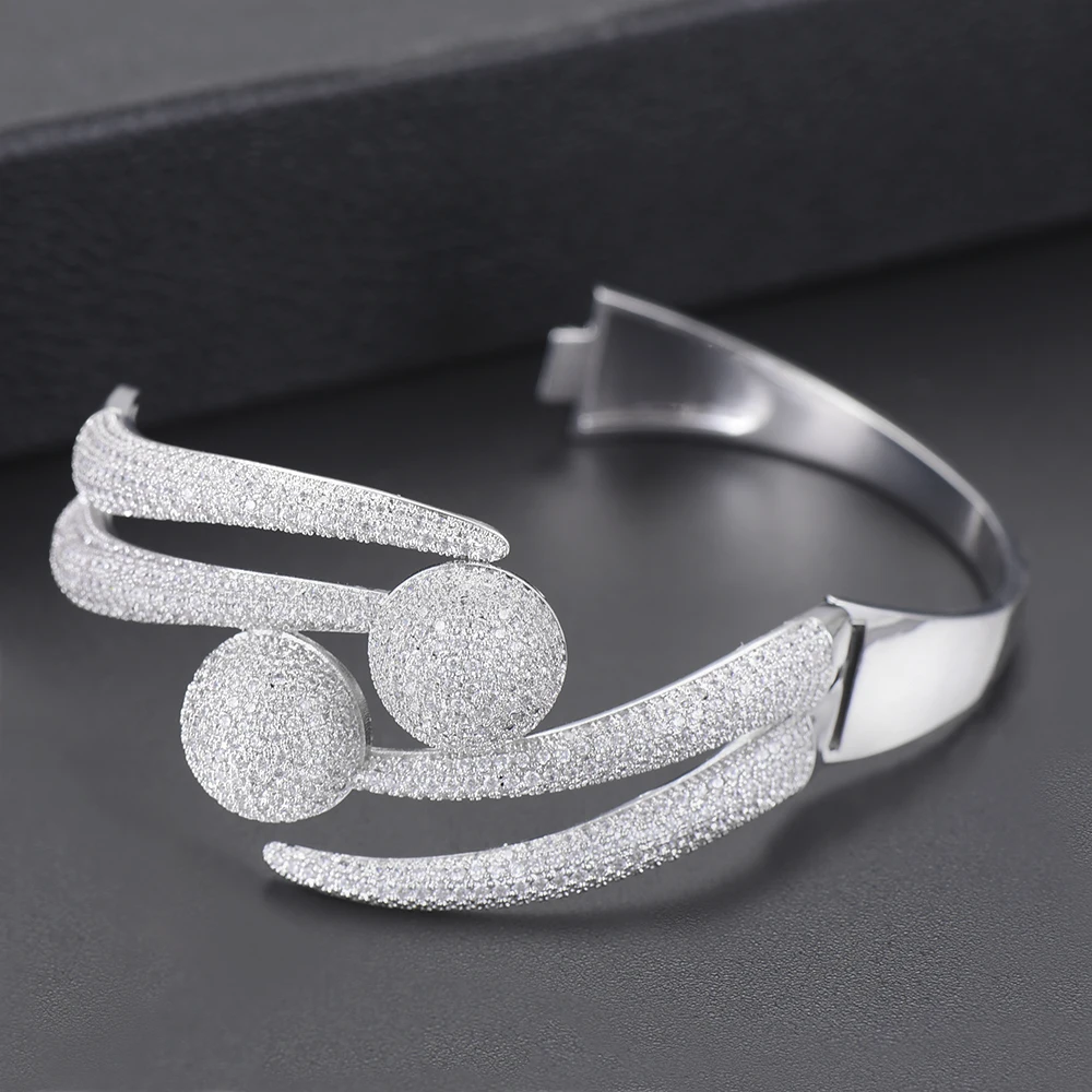 Missvikki Модный Браслет Кольцо Ювелирный Набор Открытый регулируемый размер