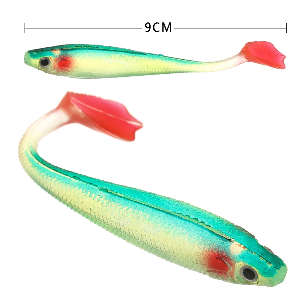5 шт. детская мягкая силиконовая рыбалка 9 см | Спорт и развлечения