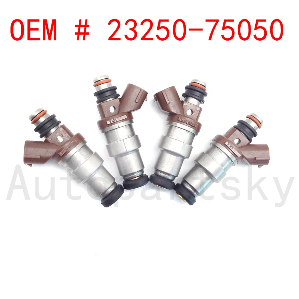 4 x топливный инжектор для Toyota 4runner Tacoma T100 2.7L / Prado J90 HILUX RZN HIACE RCH 3RZ FE 3RZFE RZJ OEM #23250
