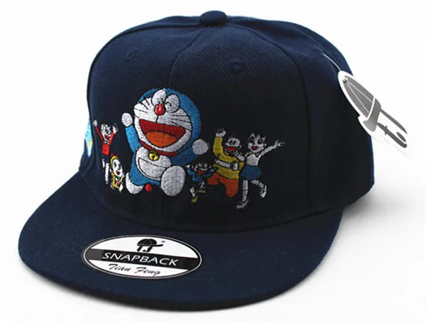 Новая весенняя детская шляпа Sumemr Doraemon хип-хоп бейсбольная регулируемая крышка