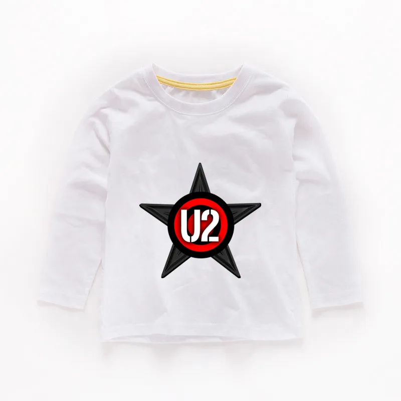 От 2 до 12 лет Детская U2 для маленьких Топы девочек Одежда мальчиков детская одежда