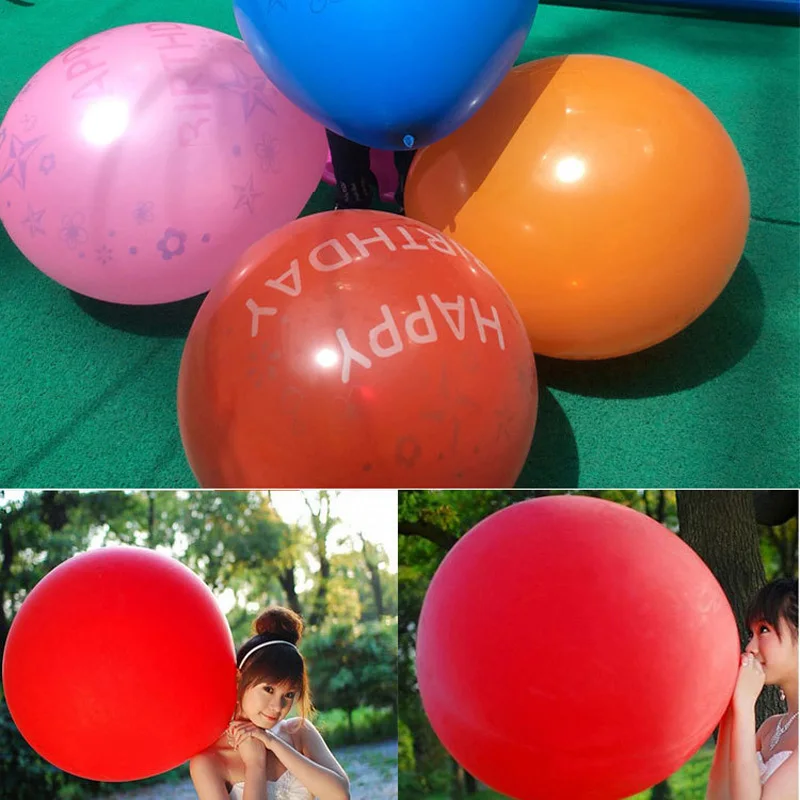 Хит продаж 5 шт. красочный латексный шар 36 дюймов гигантский большой круглый