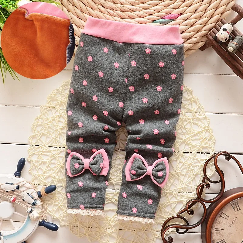 Новые модные зимние штаны для малышей 0-3 лет плотные штаны