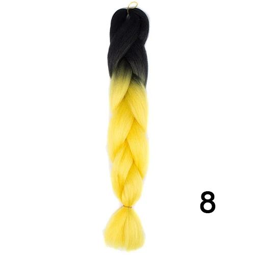 Beyond beauty Ombre Jumbo косички синтетические косички волосы крючком 100 цветов доступны 100 г наращивание волос - Цвет: T4/27/30
