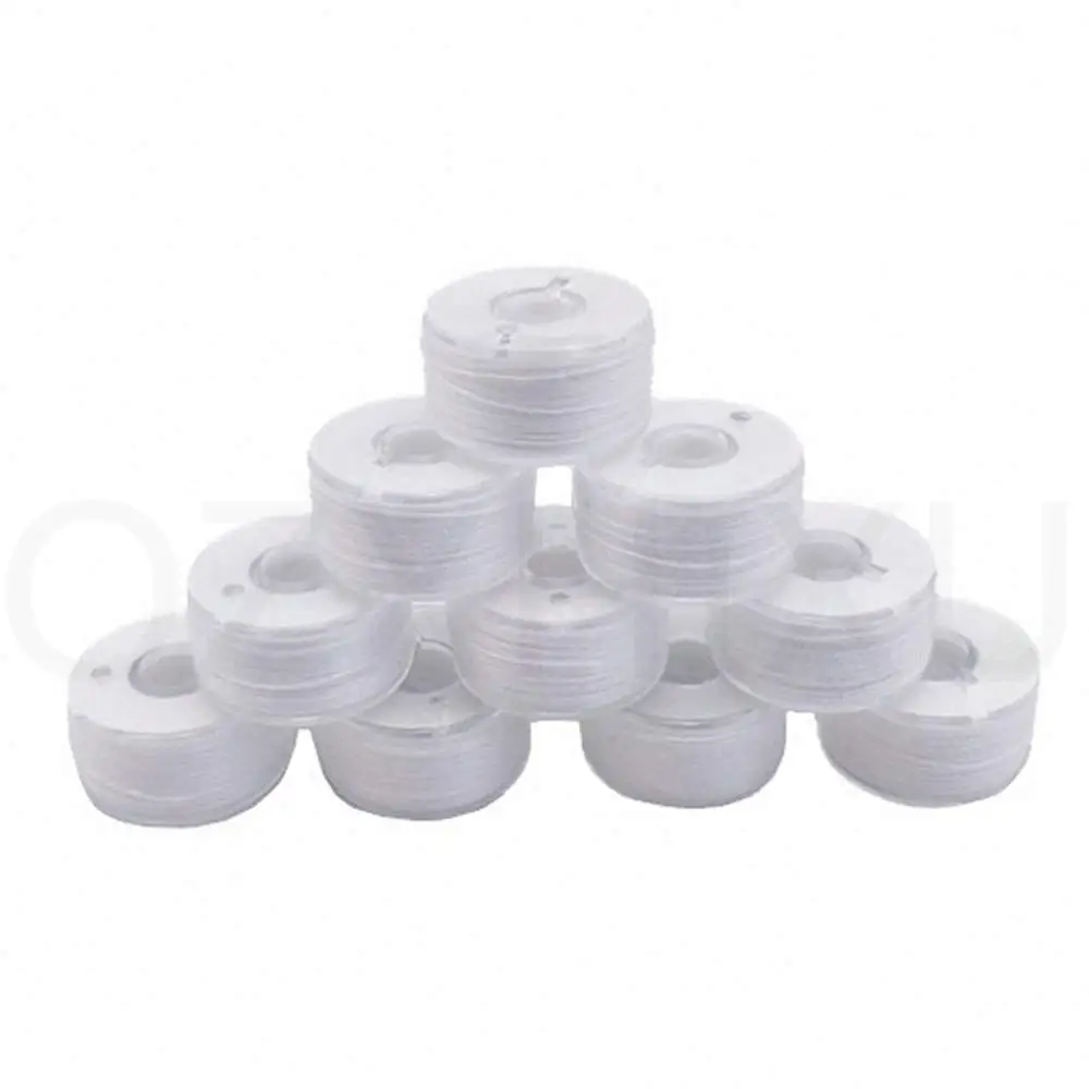 25 шт. белая швейная нить с бобинным Чехол держатель катушки комплект для дома