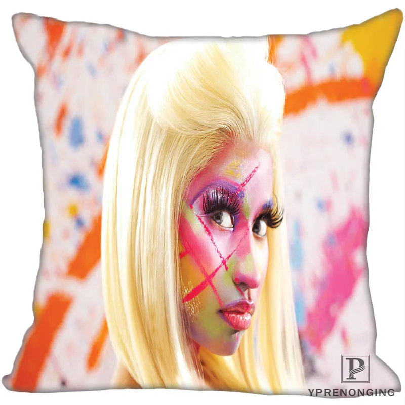 На заказ Nicki Minaj квадратная Наволочка на заказ на молнии чехол для подушки 35X35,40x40,45x45 см(одна сторона) 180522-02-17 - Цвет: Square Pillowcase