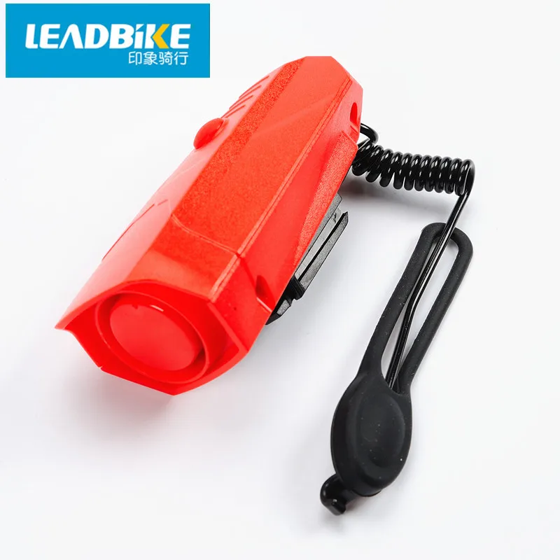 Новинка велосипедная светодиодная подсветильник ка Leadbike 6 звуковых сигналов