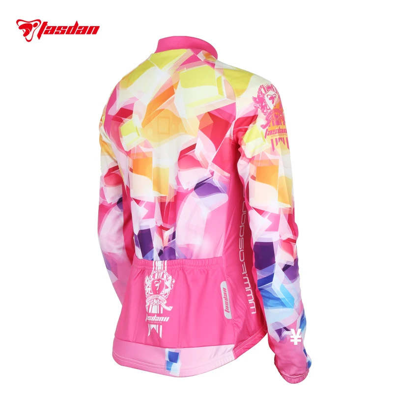 Tasdan Women's Cycling Jersey Long Sleeve Bike Outdoor Sport Clothing Women Top Shirts | Спорт и развлечения