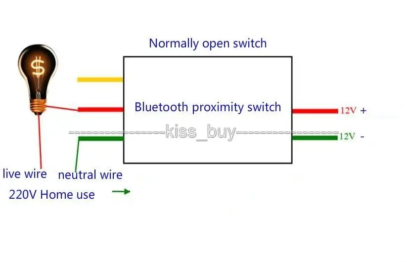12 В Bluetooth Бесконтактный переключатель для мобильного телефона управление