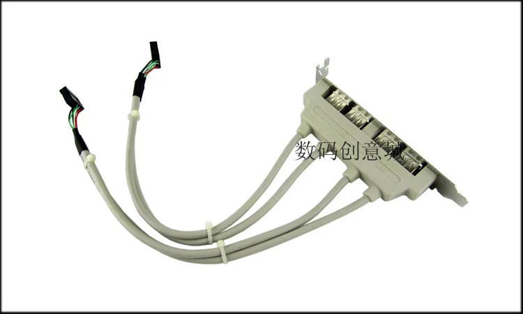 4 разъём(ов) USB 2.0 концентраторы материнская плата хост адаптер чехол планка на