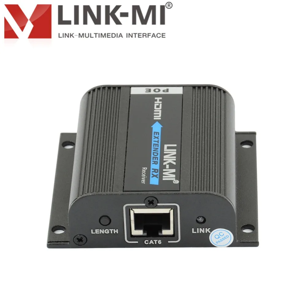 LINK MI 60 м HDMI удлинитель сплиттер 1x4 отображает более одного CAT6/6a/7 поддерживает ИК