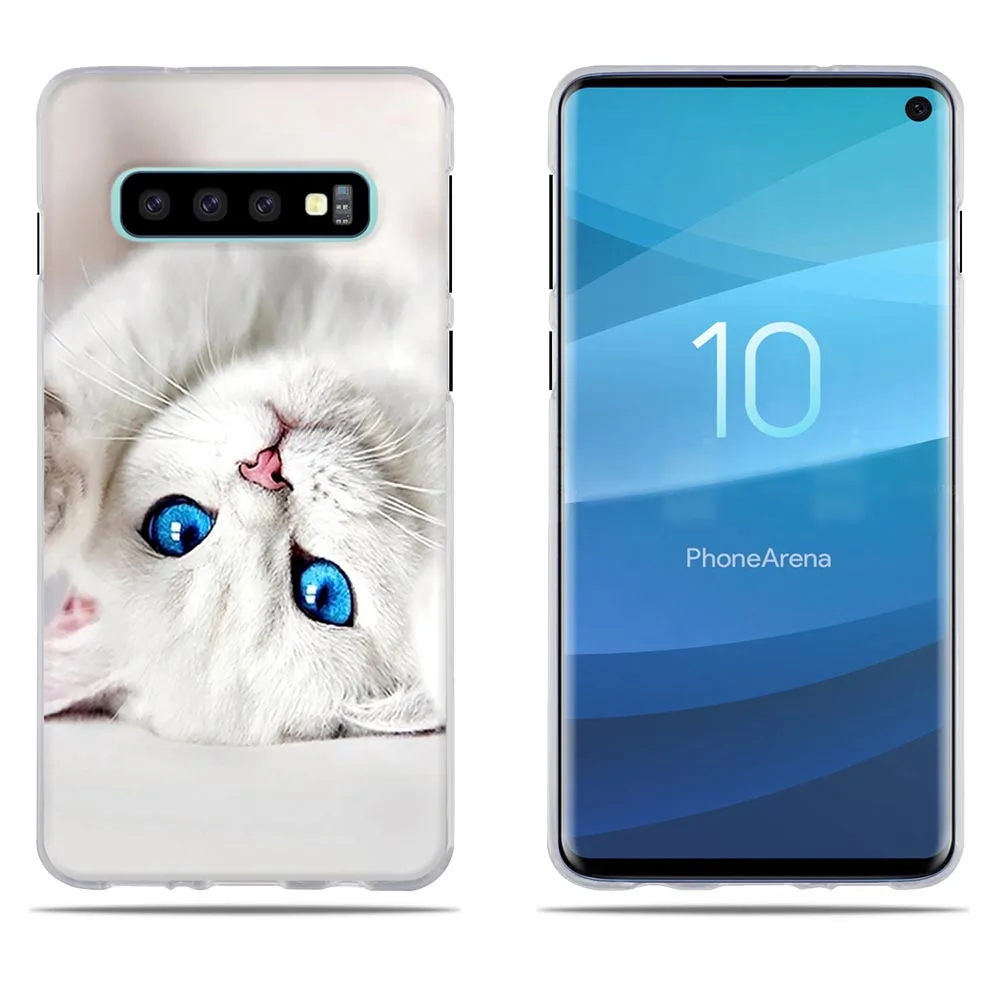 Мягкий ТПУ 3D животное Capas для Samaung Galaxy S10 силиконовый чехол Samsung Lite Plus Fundas|Бамперы| |