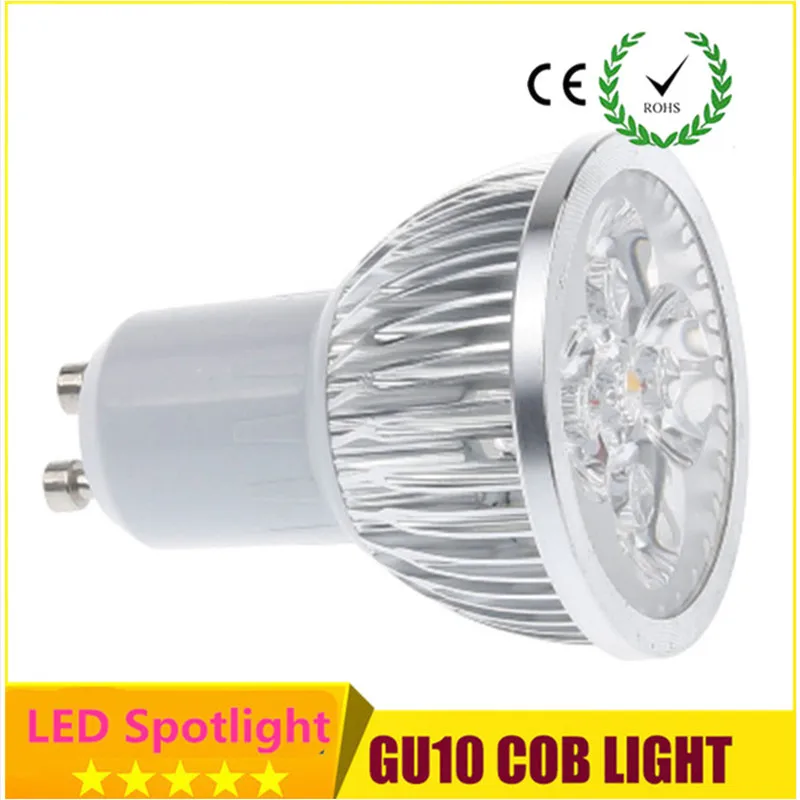 1X высокой мощности CREE GU5.3 gu10 9 Вт 12 15 220V 110V затемнения Светодиодный точечный