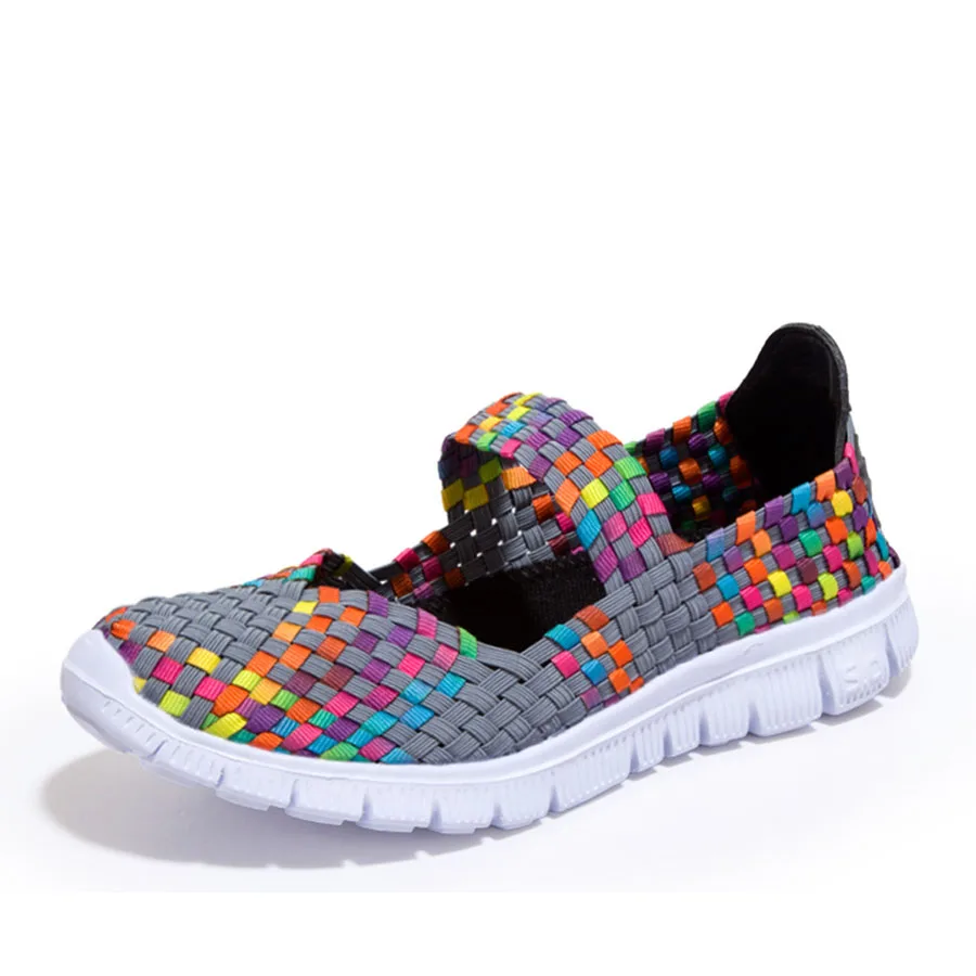 VTOTA/туфли на плоской подошве; женская повседневная обувь на платформе; tenis feminino; удобная летняя обувь; zapatos mujer; женская обувь на плоской подошве; G10 - Цвет: qicaihui