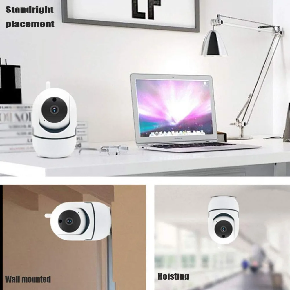 Мини ip-камера WiFi умная Камера мониторинга 360 бытовой беспроводной сетевой камеры
