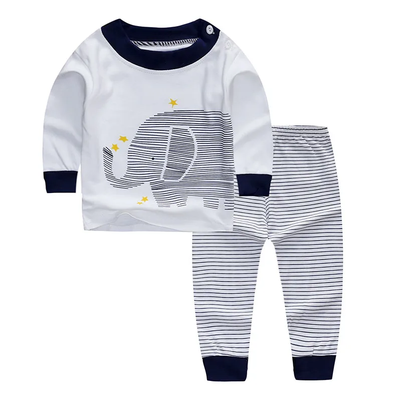 2018 детские пижамы для маленьких мальчиков и девочек комплекты детской одежды