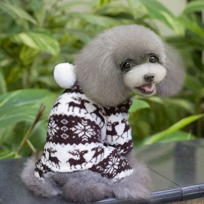 1PC New Stylish Pet Dog Warm Clothes Puppy Jumpsuit Hoodie Coat Doggy Apparel pet supplies vestiti inverno cane #XTT | Дом и сад