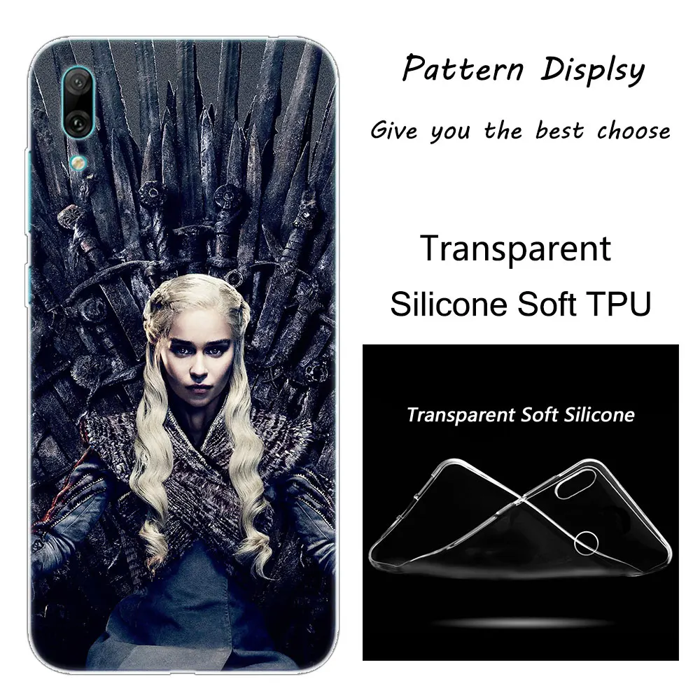006 Горячая Распродажа силиконовый чехол для телефона daeneris Targaryen Game of Throne для huawei mate 10 20 Lite Pro Enjoy 9S Y9 Y7 Y6 Y5 Pro - Цвет: 006
