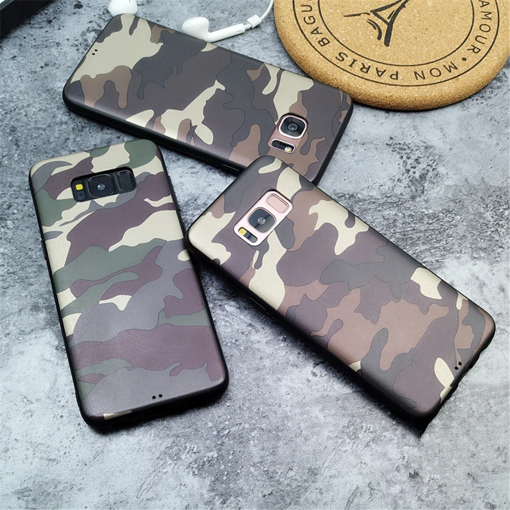 For Samsung Galaxy S7Edge Green Camouflage Soft Case Sports Luxury Super Army Camo for S7+ G9350 G935A Coque Fundas |