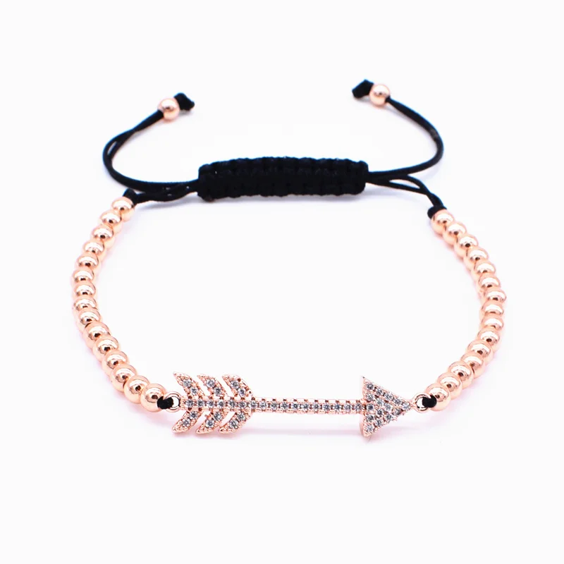 Новая мода проложить настройки CZ браслет стрелки Богемия Стиль бисера Шарм