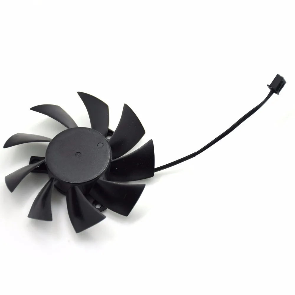 Охлаждающий вентилятор Everflow T128015SH 75 мм 2P 2Pin DC 12 В 0.32AMP для EVGA GTX 650 650Ti GTS 450, Охлаждающие вентиляторы для видеокарт