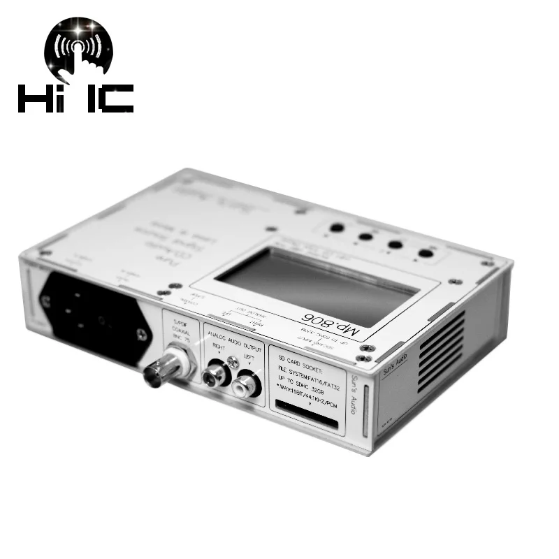MP806 одночиповый микрокомпьютер SCM WAV цифровой проигрыватель без потерь Музыкальный плеер ЖК-дисплей