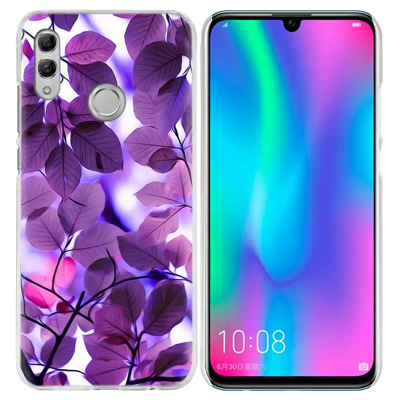 01 Красивый чехол с цветочным рисунком розы для huawei Honor 8X Y9 9 10 Lite Play 8C 8S 8A Pro V20 20i 10i Y6 Y7 жесткий Роскошный чехол для телефона из поликарбоната - Цвет: 01