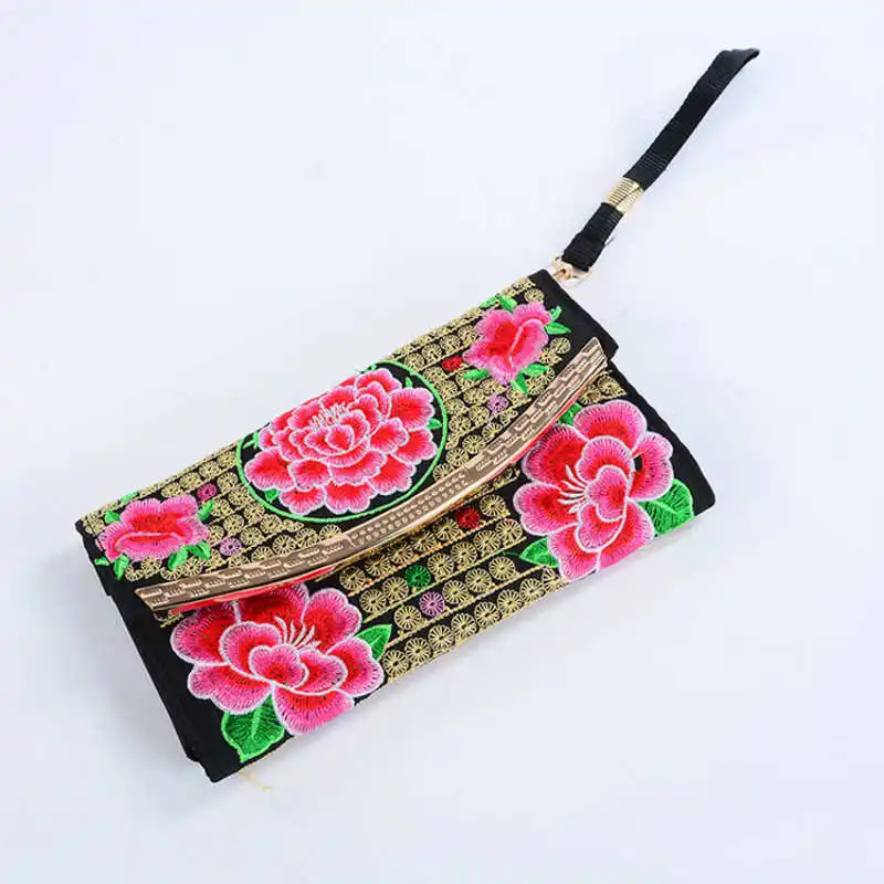 Embroidery Ethnic Women Shoulder Bags Gorgeous Fashion Handmade Flowers Embroidered Handbag Ladies Clutch Bag | Багаж и сумки