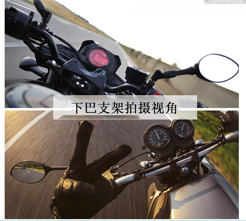 TUYU полное лицо шлем подбородок держатель для GoPro 7 SJCAM Xiao mi Yi 4K мотоциклетный шлем подбородок подставка для eken HERO 6 5 аксессуар