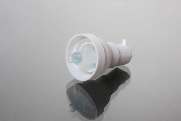 Матовая безвоздушная бутылка с прозрачной крышкой 30 мл