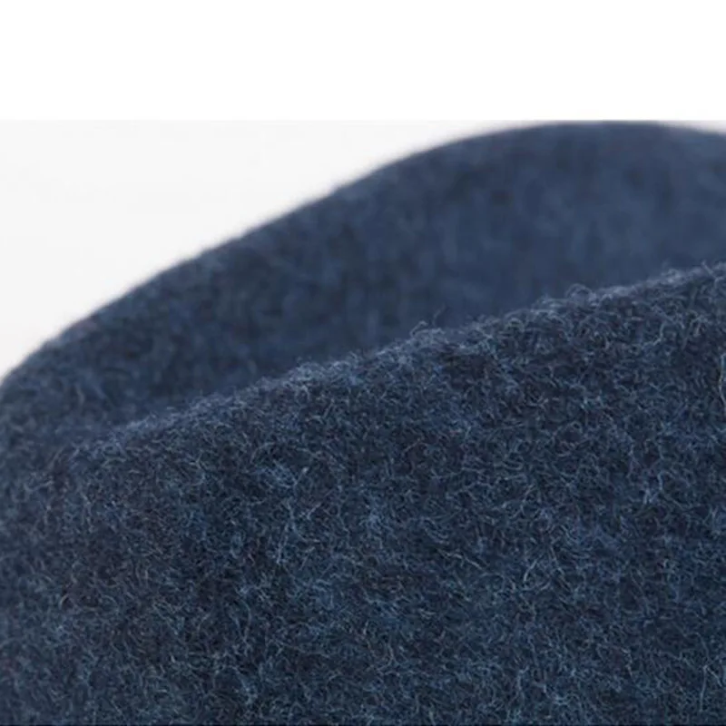 Ретро 100% шерсть женская мужская фетровая шляпа для элегантной леди Трилби