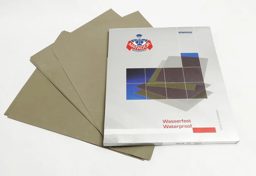 Абразивные водонепроницаемые бумажные листы зернистость 3000-7000 1 шт. | Дом и сад